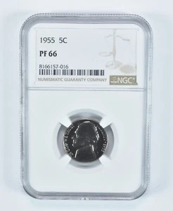 PF66 1955 Jefferson Nickel NGC PR Proof - Picture 1 of 5