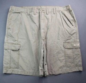 Pantalones cortos de carga auténticos Wrangler para hombre cintura elástica lateral beige talla 42 - Imagen 1 de 8