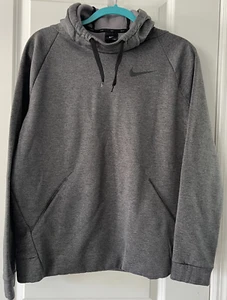 Nike Men’s Size M Grey Dri-Fit Training Hoodie - Picture 1 of 9