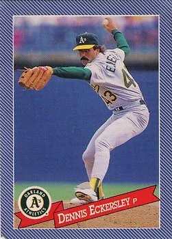 1993 Hostess #11 Dennis Eckersley - Image 1 of 2