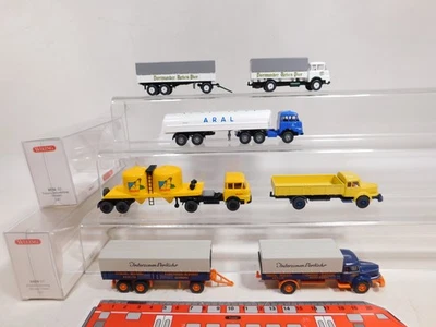 5x wiking H0 1:87 Krupp 0480 0534 deuka Actien Birra Aral Mint + 2x Box #DX254-0 - Immagine 1 di 4