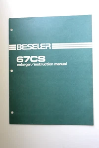 Original Original Beseler 67CS Vergrößerer Bedienungsanleitung, neuwertig - Bild 1 von 5