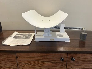 Vintage Health O Meter Stork Baby Scale 10 lb Farmhouse Nursery, Photo Prop - Picture 1 of 5