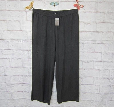 Pantalones J. Jill Pure Jill Gris Carbón Pierna Ancha Talla XL ¡Nuevos! Foto 1 de 4