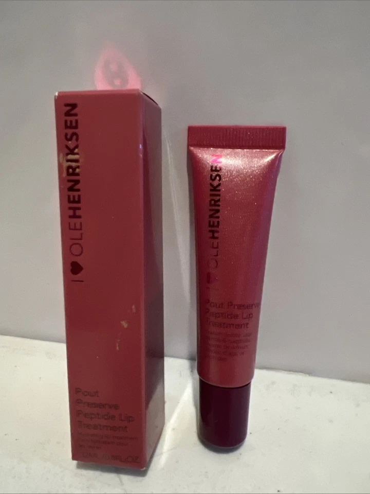 Ole Henriksen Pout Preserve LINGONBERRY JAM GLIMMER 多肽唇部护理 0.4 盎司 — 第 1/1 张图片