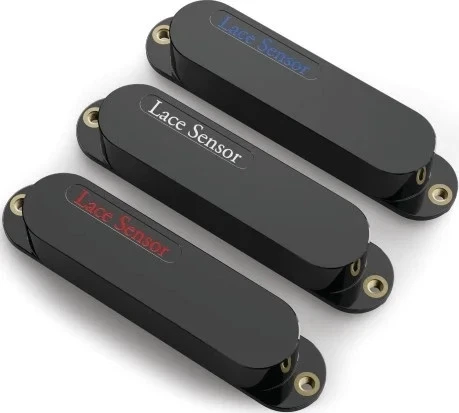 Sensor de encaje *Ultimate Triple* azul/plateado/rojo S/S/S - cubiertas negras Foto 1 de 1