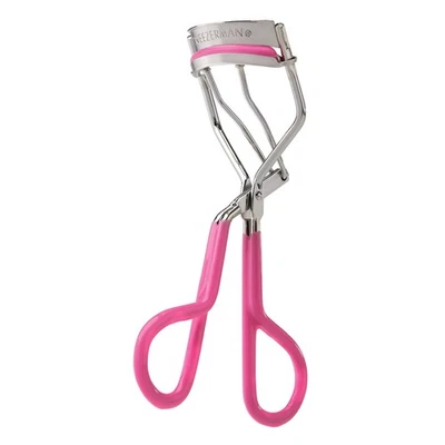 Tweezer Man Neon Great Grip Eyelash Curler Pink With Replacement Pads - Image 1 of 4