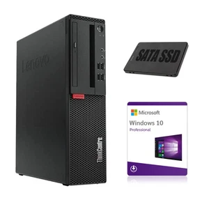 Komputer Lenovo ThinkCentre M725s SFF RYZEN 5 PRO 2400G 8GB 256GB SSD W10P KL A - Zdjęcie 1 z 7