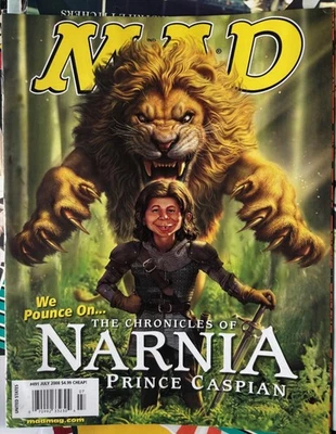 MAD MAGAZINE - NO LABEL - JULY 2008 - #491 - SIGNED BY MORT DRUCKER - Image 1 of 2