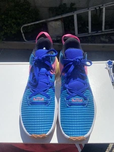 Nike LeBron Witness 7 Herren-Basketballschuhe – blau/pink – UK-Größe 10 - Bild 1 von 6