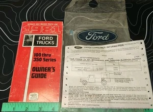 Ford 1981 camioneta manual del propietario F100 F150 F250 F350 guía - Imagen 1 de 6