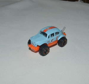 MATCHBOX SIN CARRETERA, SIN PROBLEMA - EXCLUSIVO VOLKSWAGEN BEETLE 4X4 AZUL GOLFO SUELTO - Imagen 1 de 8