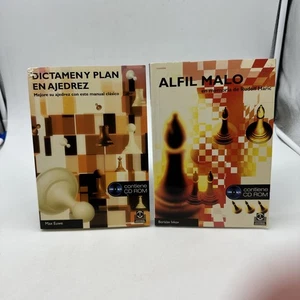 2 Spanish Language Chess Books- Chess Lovers! NO CDs-PB 52-11 - Bild 1 von 8