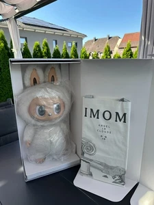 POPMART The Monsters Labubu Zimomo Angel in Clouds Figur mit Tote Bag NEU (G7) - Bild 1 von 6