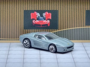 HOT WHEELS FERRARI Testerossa 512M Grey Rare - Picture 1 of 8