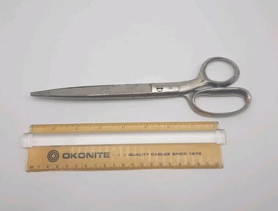 Vintage CASE XX Scissors 10'' Handle To Tip Dressmaker Shears Cuts Well ~ PH-10? - Image 1 of 4