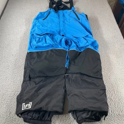 Baberos de pesca con armadura de hielo monos pantalones almeja de nieve prendas exteriores peces 2XL azul negro * Foto 1 de 4