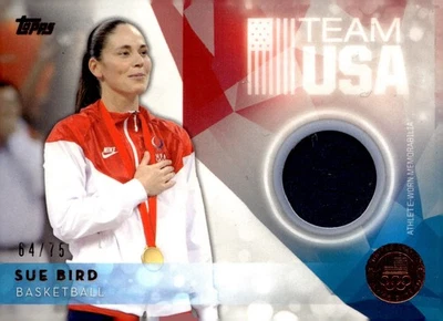 2016 Topps US Olympic & Paralympic Team Relics Sue Bird #USOTR-SBI #64/75 - Image 1 of 2