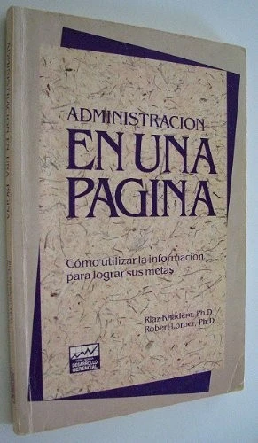 Administracion En Una Pagina (Spanish Edition) - Image 1 of 1