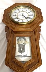 Reloj de Pared Strausbourg Manor Timbre Péndulo Cuerda 31 Días - Imagen 1 de 7