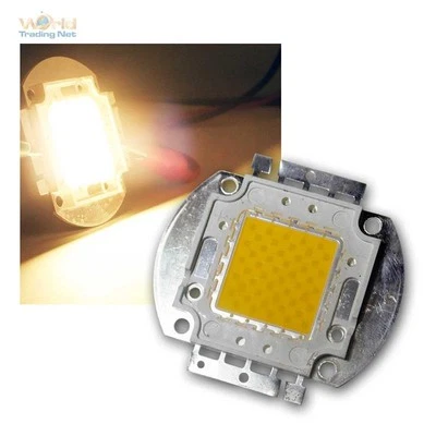 LED Chip 50W Highpower warmweiß superhell Power LEDs warm white 50 Watt weiß - Bild 1 von 4
