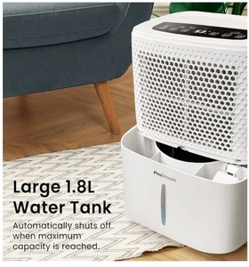 Pro Breeze Premium 12l/Day Compressor Dehumidifier, White, Brand New - Picture 1 of 8