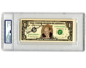 Apollo Moonwalker Charles "Pete" Conrad Signed Currency $1 Dollar Bill PSA Auto - Picture 1 of 2