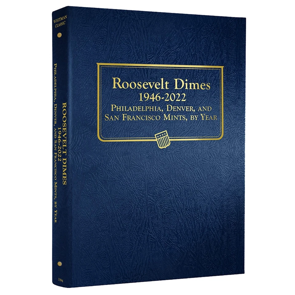 Whitman Classic Coin Album - Roosevelt Dimes Coin: 1946-2022 by Not Available