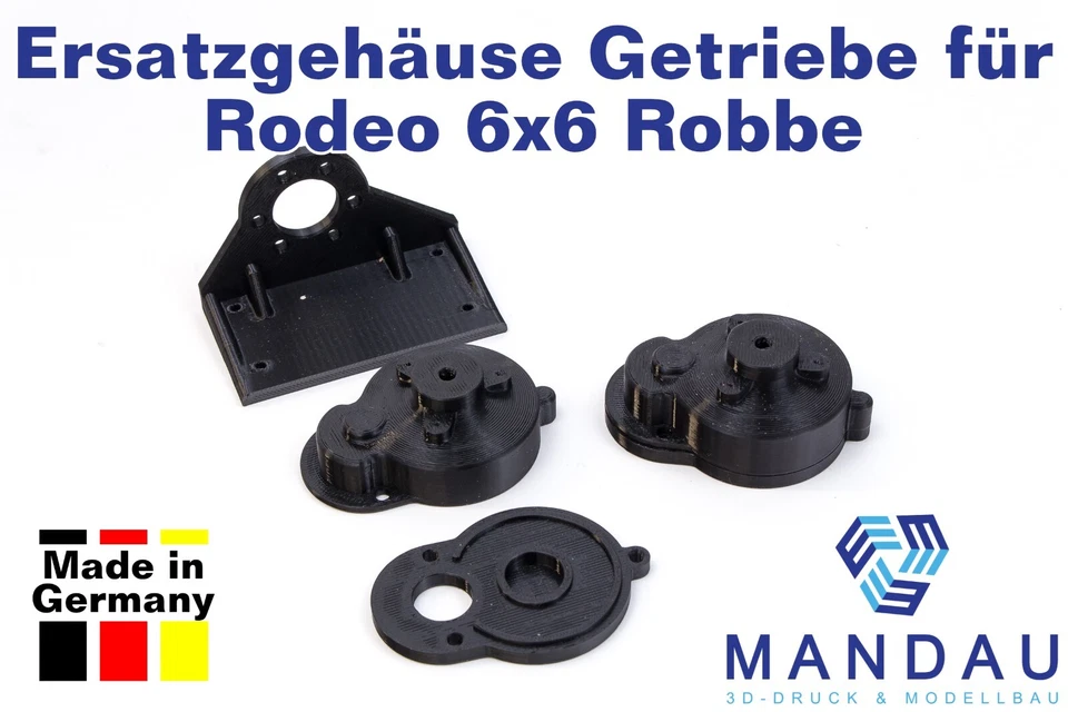 Ersatzgehäuse Getriebe für Robbe 6x6 Rodeo - Antrieb Zahnrad RC Geländewagen - Bild 1 von 3
