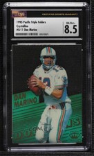 1995 Pacific Triple Folders Crystalline Dan Marino #Cr11 CSG 8.5 HOF