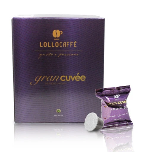 LOLLO CAFFÈ 200 Capsule Lollo Gran Cuvèe Caffe Compatibile Nespresso Miscela Cuvee Cialde