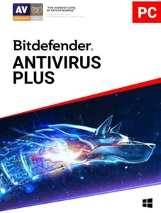 Bitdefender Antivirus Plus 3 Years For 1 Windows PC + Daily VPN - Picture 1 of 1