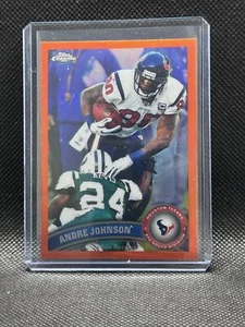 Andre Johnson 2011 Topps Chrome #60 Orange Refractor Houston Texans - Picture 1 of 2