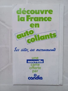 CARTE OFFERTE PAR LE LAIT CANDIA LA FRANCE EN AUTOCOLLANTS - Picture 1 of 2