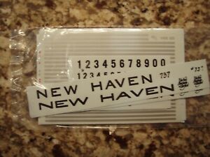 New Haven NH Alco Series #0400 O-scale Decals Walthers 73920 (73-92)