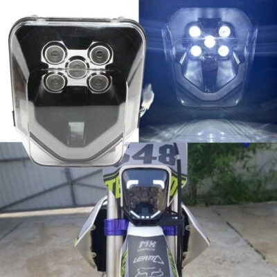 Para 2014-19 Husqvarna TE 250 300 FE 250 350 LED farol de motocicleta alta/baixa DRL - Imagem 1 de 4