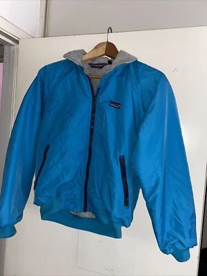 Chaqueta de Colección Años 90 Patagonia Aqua Forro Polar Bombardero Hecha en EE. UU. Talla 7/8 Abrigo para Mujer Foto 1 de 4