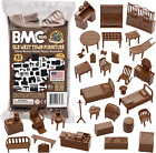 BMC Classic Marx Western Town Furniture 42pc Plastic Cowboy Playset Accessories
