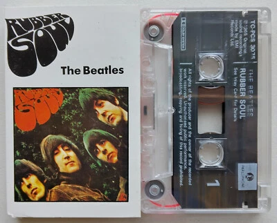 THE BEATLES - RUBBER SOUL (PARLOPHONE TCPCS3075) 1990s UK CASSETTE REISSUE XDR - Image 1 of 4