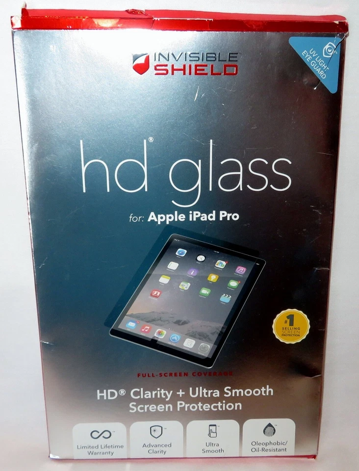 Zagg Invisible Shield Glass Shield for iPad Pro 11" ~ Gen. 1 & 2 - NEW OPEN BOX - Image 1 of 3
