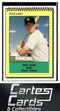 Russ Davis 1991 ProCards #1014  Albany-Colonie Yankees