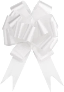 50 COCCARDE FIOCCHI AUTOTIRANTI SVELTO STRIP MATRIMONIO NOZZE AUTO CASA 13-19 CM - Foto 1 di 7