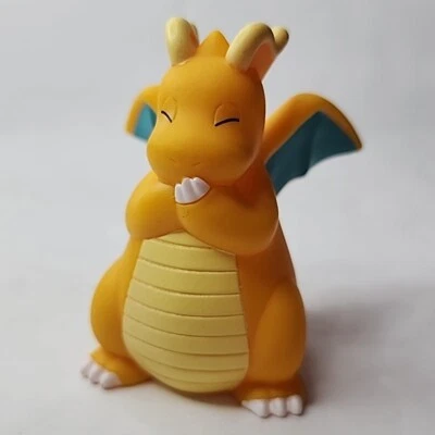 Pokemon Finger Puppet 1.5" Dragonite Laughing Mini Figure Nintendo Bandai - Image 1 of 3