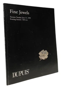 Dupuis FINE JEWELS (Toronto June 15 1999) Auction Catalog - Picture 1 of 5