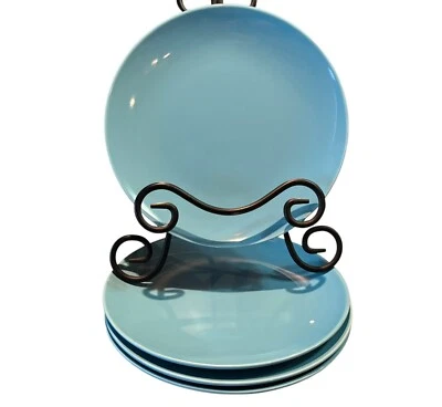 IKEA Of Sweden FARGRIK Turquoise 8 1/4" Salad Plates 21963 Set Of 4 - Image 1 of 4