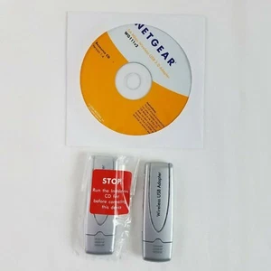 TWO NETGEAR G 54 MBPS WIRELESS-G USB 2.0 ADAPTER WG111 V2 - Picture 1 of 3