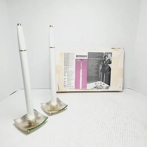 Ronson Stardust 12 Varaflame Vintage Butan Kerzenständer Paar verstellbar MCM Pro - Bild 1 von 15