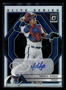 2022 Donruss Optic #ESS-YP Yohel Pozo Auto The Elite Series Texas Rangers - Picture 1 of 2