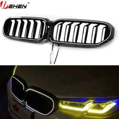 LED Light Grille For BMW New 5 Series G30 X3 i3 G01 G08 G20 3serie Kidney Grille - Image 1 of 4
