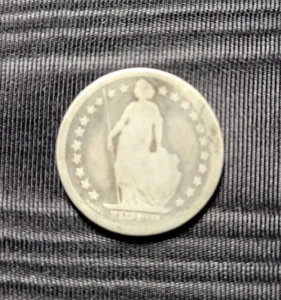 Switzerland - 1/2 Franc - 1875 - 0.8350 Ag - KM# 23 - Picture 1 of 2
